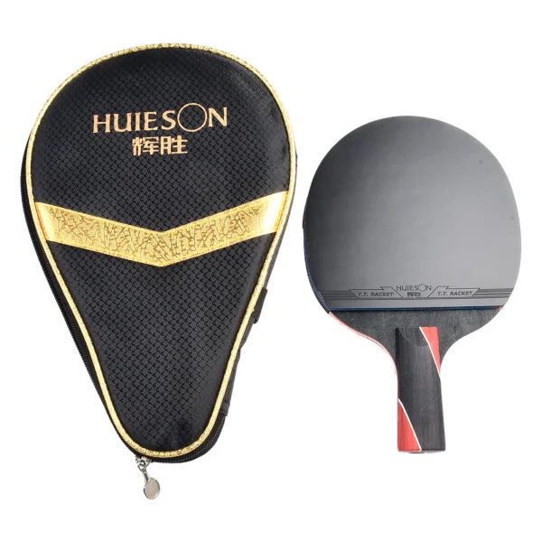 Ping Pong Paddle Hard Case Single Professional Training Carbon Table Tennis Bat Racket Ping Pong Paddle Table Tennis Rackets - Image 5